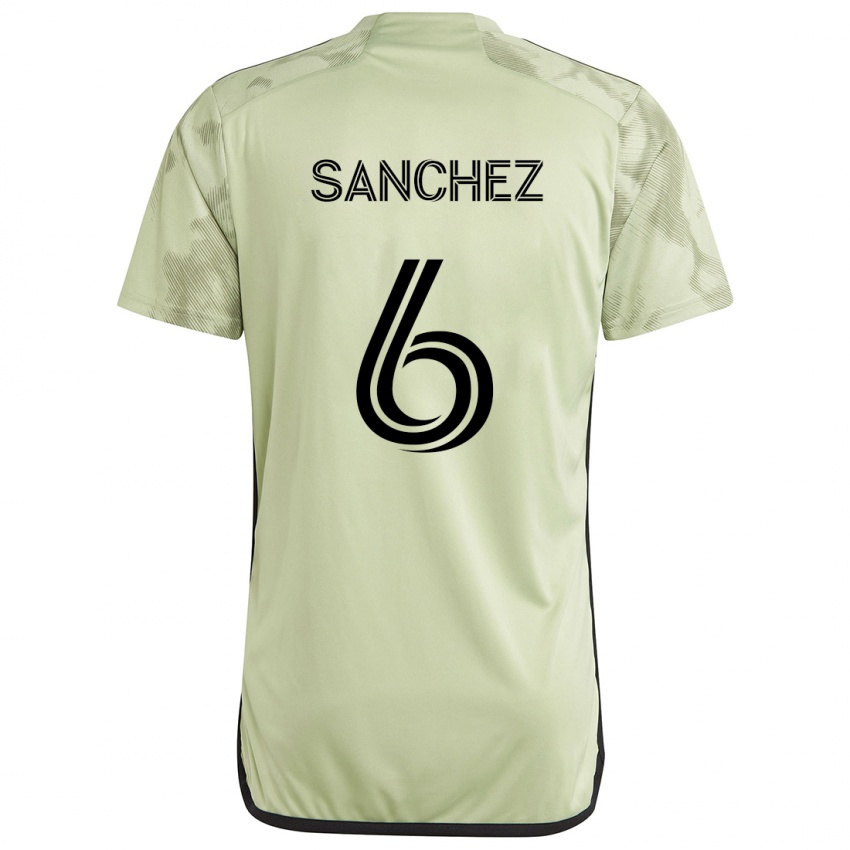 Niño Camiseta Ilie Sánchez #6 Verde Claro 2ª Equipación 2024/25 La Camisa