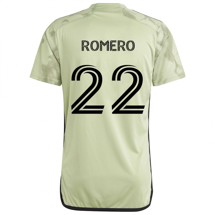 Niño Camiseta Abraham Romero #22 Verde Claro 2ª Equipación 2024/25 La Camisa