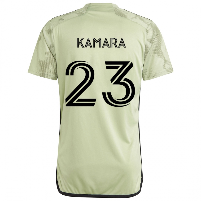 Niño Camiseta Kei Kamara #23 Verde Claro 2ª Equipación 2024/25 La Camisa