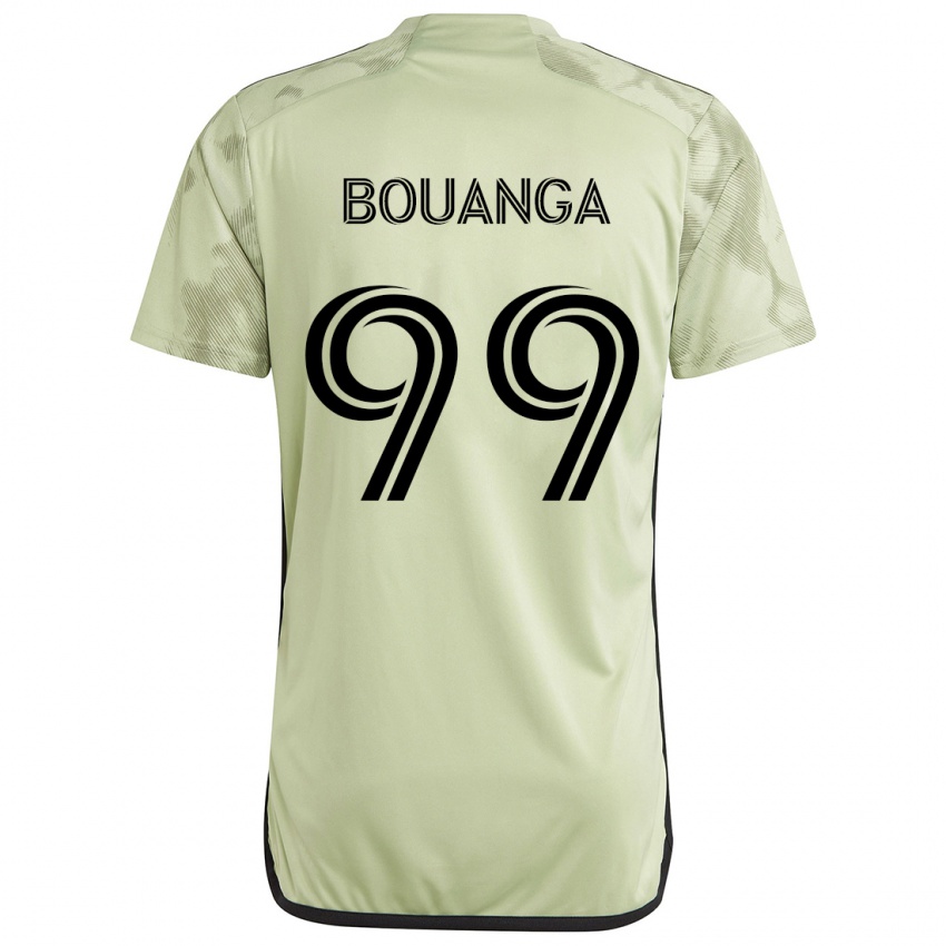 Niño Camiseta Denis Bouanga #99 Verde Claro 2ª Equipación 2024/25 La Camisa