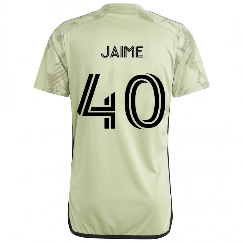 Niño Camiseta Christopher Jaime #40 Verde Claro 2ª Equipación 2024/25 La Camisa