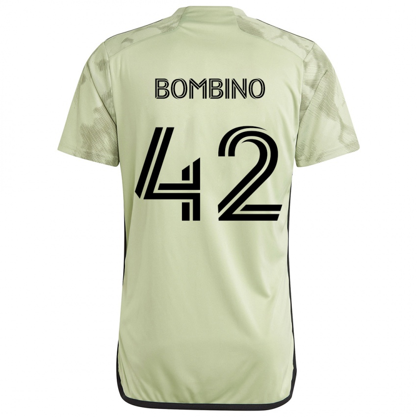 Niño Camiseta Luca Bombino #42 Verde Claro 2ª Equipación 2024/25 La Camisa