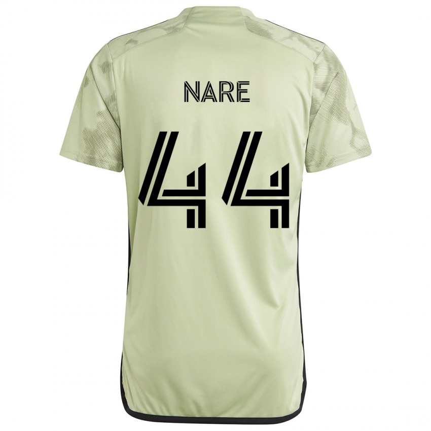 Niño Camiseta Thabo Nare #44 Verde Claro 2ª Equipación 2024/25 La Camisa