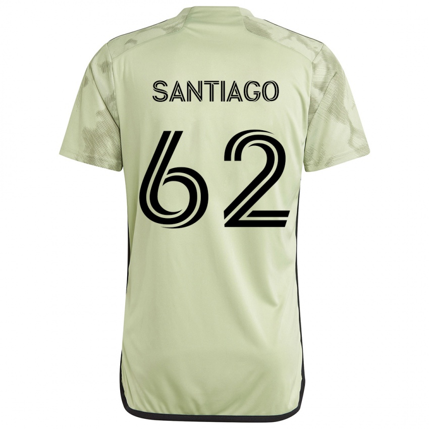 Niño Camiseta Joshua Santiago #62 Verde Claro 2ª Equipación 2024/25 La Camisa