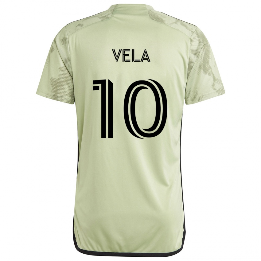 Niño Camiseta Carlos Vela #10 Verde Claro 2ª Equipación 2024/25 La Camisa