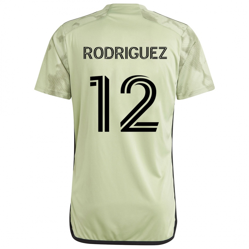 Niño Camiseta Jeremi Rodríguez #12 Verde Claro 2ª Equipación 2024/25 La Camisa