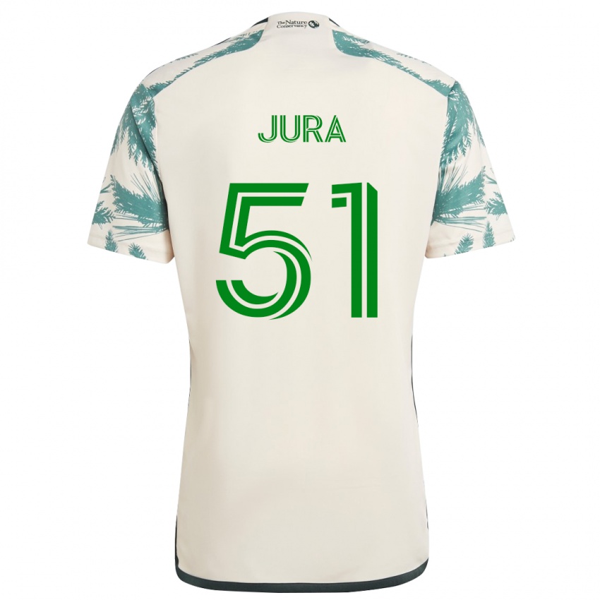 Niño Camiseta Sawyer Jura #51 Beige Marrón 2ª Equipación 2024/25 La Camisa