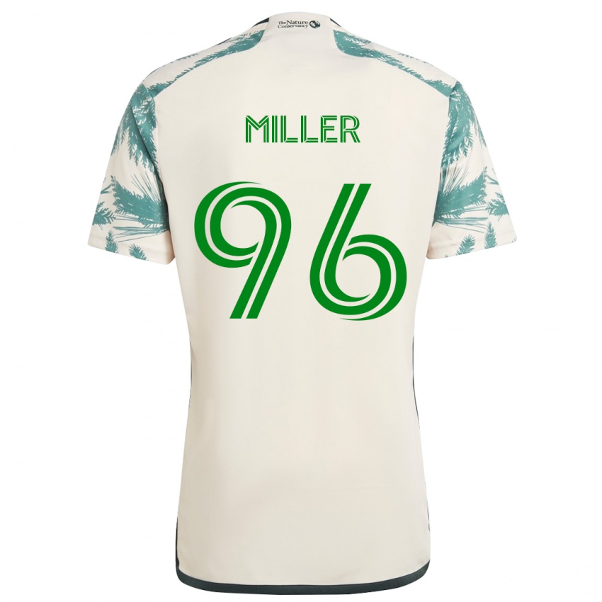 Niño Camiseta Carver Miller #96 Beige Marrón 2ª Equipación 2024/25 La Camisa