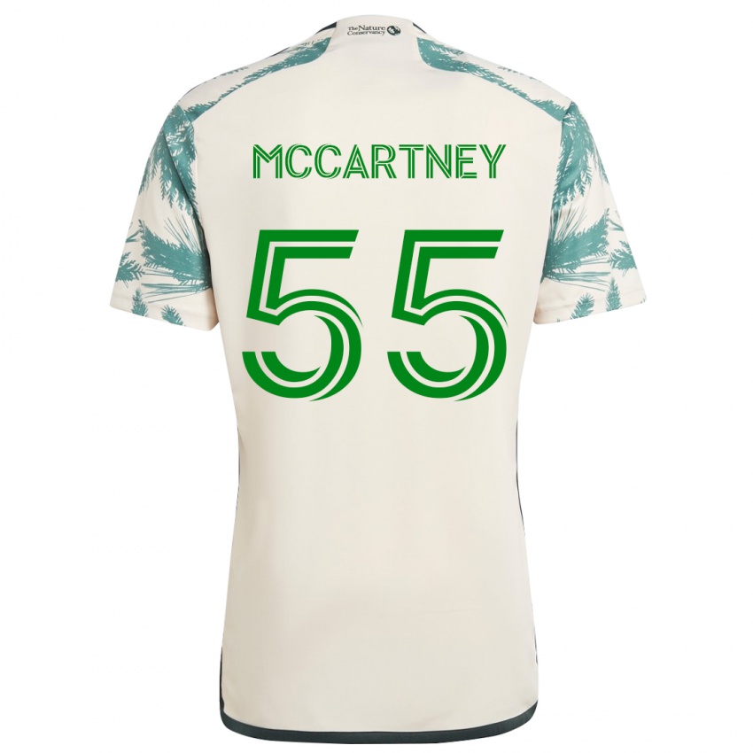 Niño Camiseta Dawson Mccartney #55 Beige Marrón 2ª Equipación 2024/25 La Camisa