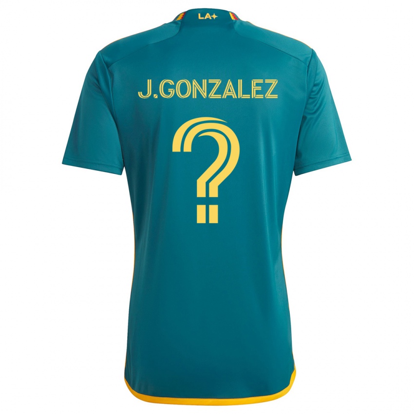 Niño Camiseta Jesse Gonzalez #0 Verde Amarillo 2ª Equipación 2024/25 La Camisa