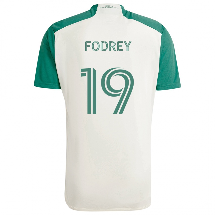 Niño Camiseta Cj Fodrey #19 Colores Tostados Verde 2ª Equipación 2024/25 La Camisa