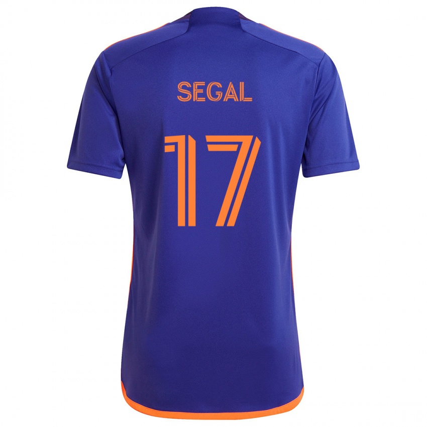 Niño Camiseta Gabriel Segal #17 Púrpura Naranja 2ª Equipación 2024/25 La Camisa