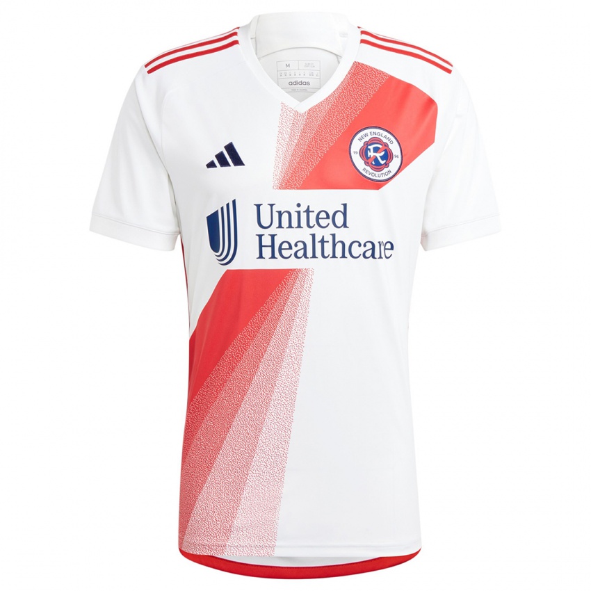 Niño Camiseta Damián Rivera #72 Blanco Rojo 2ª Equipación 2024/25 La Camisa