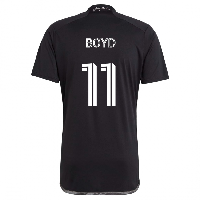 Niño Camiseta Tyler Boyd #11 Negro 2ª Equipación 2024/25 La Camisa