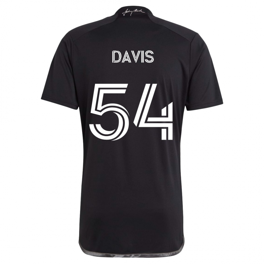 Niño Camiseta Sean Davis #54 Negro 2ª Equipación 2024/25 La Camisa