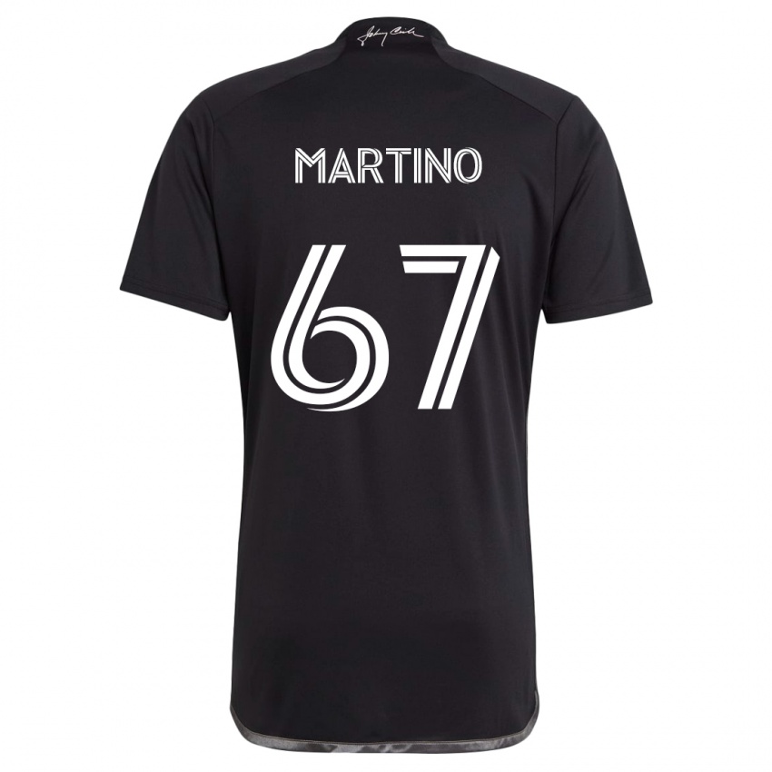 Niño Camiseta Ben Martino #67 Negro 2ª Equipación 2024/25 La Camisa