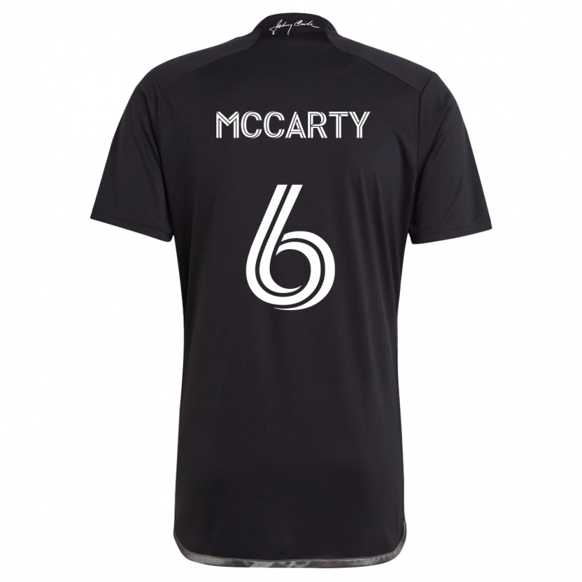 Niño Camiseta Dax Mccarty #6 Negro 2ª Equipación 2024/25 La Camisa