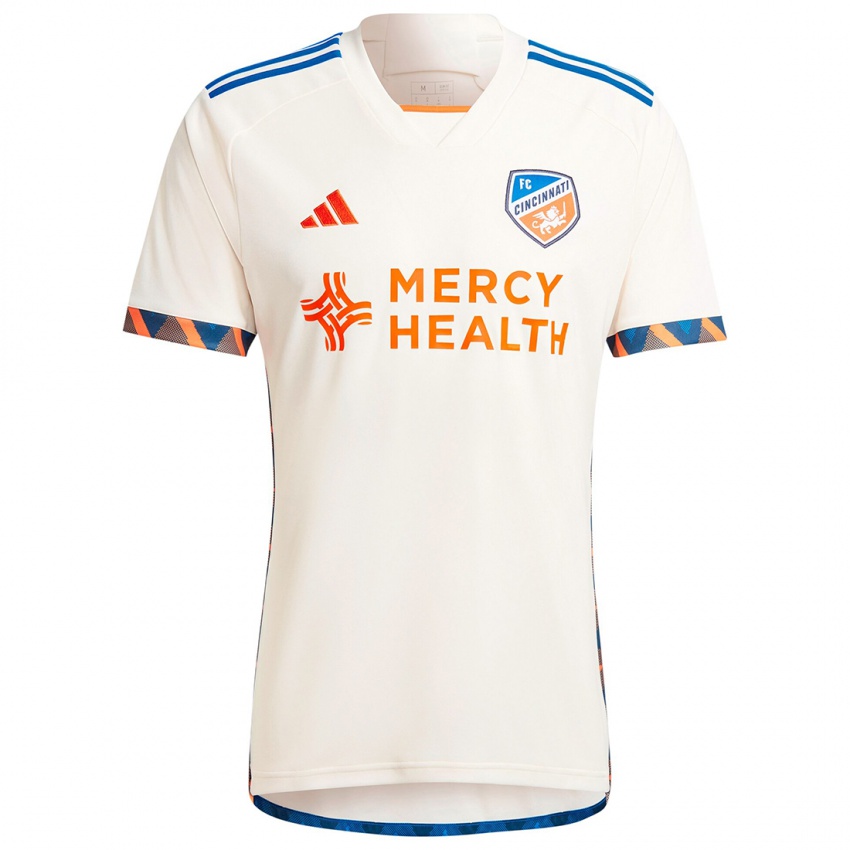 Niño Camiseta Dimas Van Der Heide #0 Blanco Naranja 2ª Equipación 2024/25 La Camisa