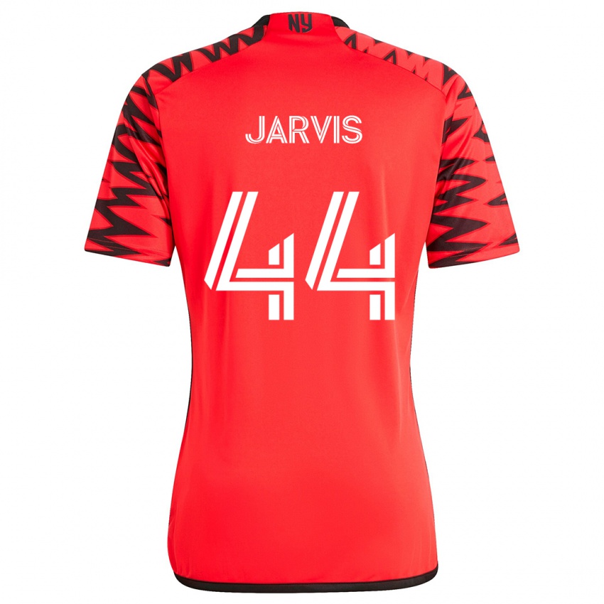 Niño Camiseta Aiden Jarvis #44 Rojo Negro Blanco 2ª Equipación 2024/25 La Camisa