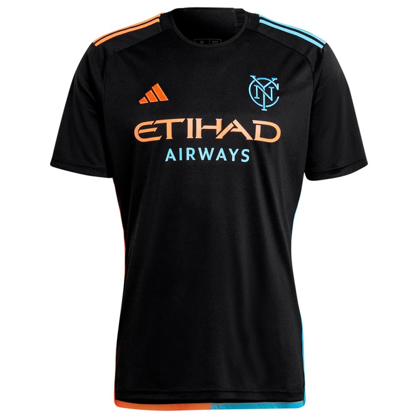 Niño Camiseta Strahinja Tanasijevic #12 Negro Naranja Azul 2ª Equipación 2024/25 La Camisa