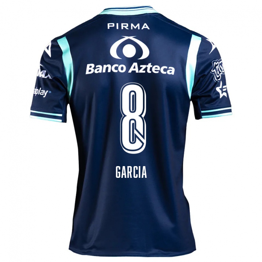 Niño Camiseta Luis García #8 Azul Marino 2ª Equipación 2024/25 La Camisa