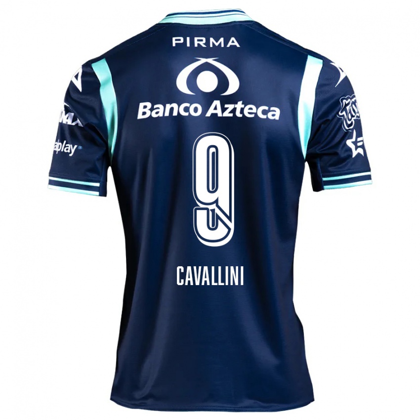 Niño Camiseta Lucas Cavallini #9 Azul Marino 2ª Equipación 2024/25 La Camisa