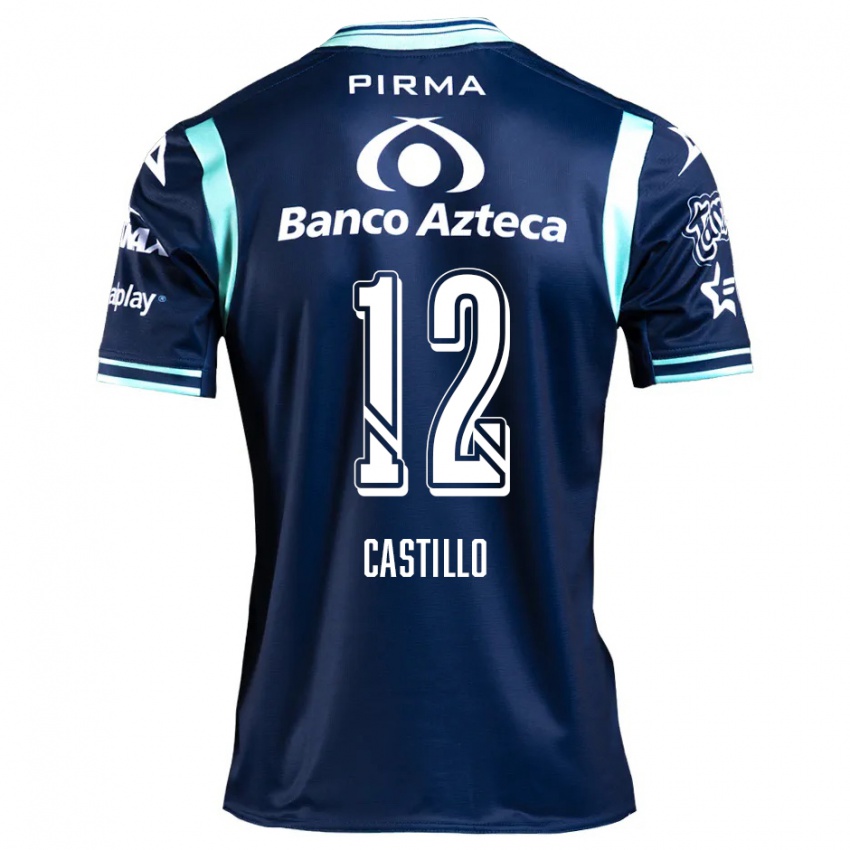 Niño Camiseta Raúl Castillo #12 Azul Marino 2ª Equipación 2024/25 La Camisa