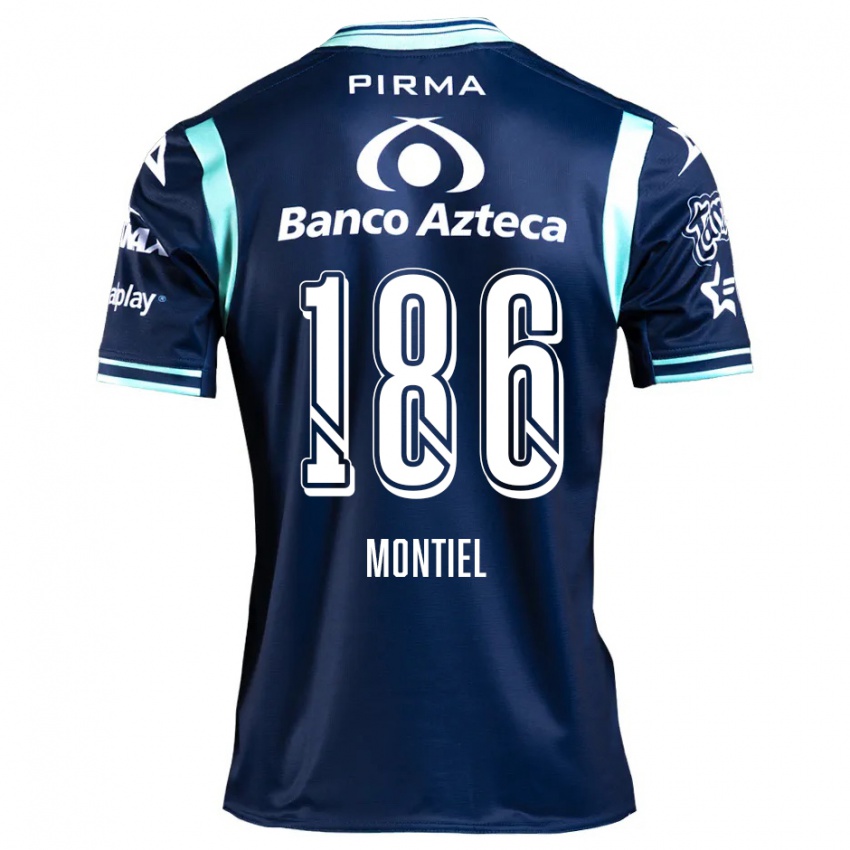 Niño Camiseta Santiago Montiel #186 Azul Marino 2ª Equipación 2024/25 La Camisa