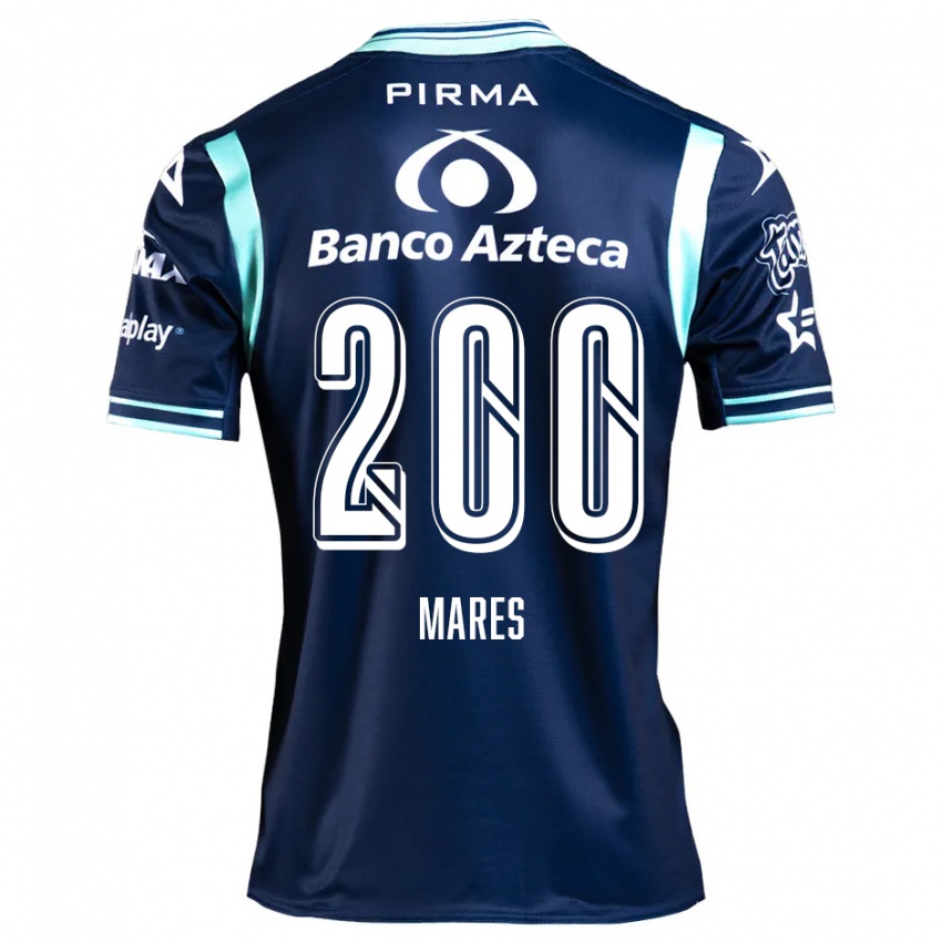 Niño Camiseta Cristian Mares #200 Azul Marino 2ª Equipación 2024/25 La Camisa