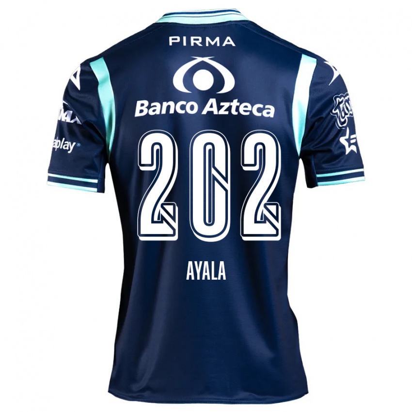 Niño Camiseta Diego Ayala #202 Azul Marino 2ª Equipación 2024/25 La Camisa