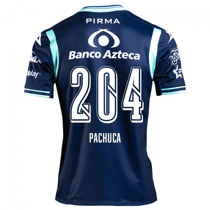 Niño Camiseta José Pachuca #204 Azul Marino 2ª Equipación 2024/25 La Camisa