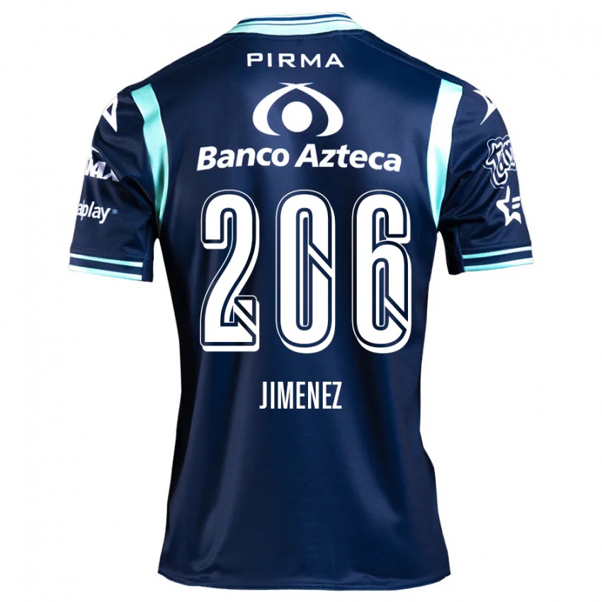 Niño Camiseta Leonardo Jiménez #206 Azul Marino 2ª Equipación 2024/25 La Camisa