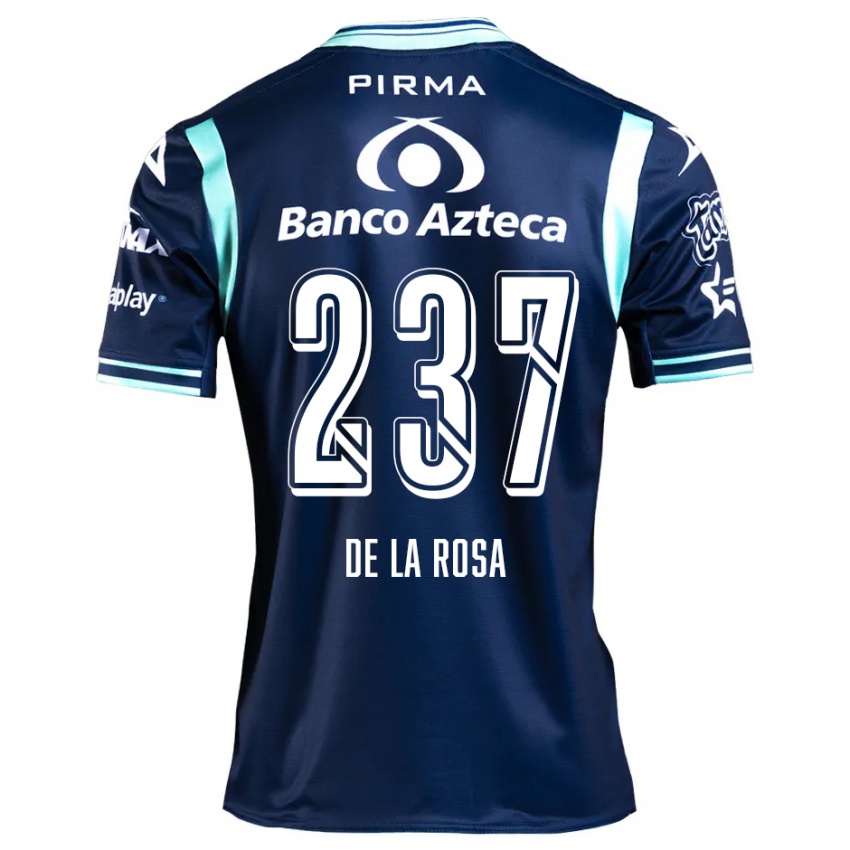 Niño Camiseta Álvaro De La Rosa #237 Azul Marino 2ª Equipación 2024/25 La Camisa