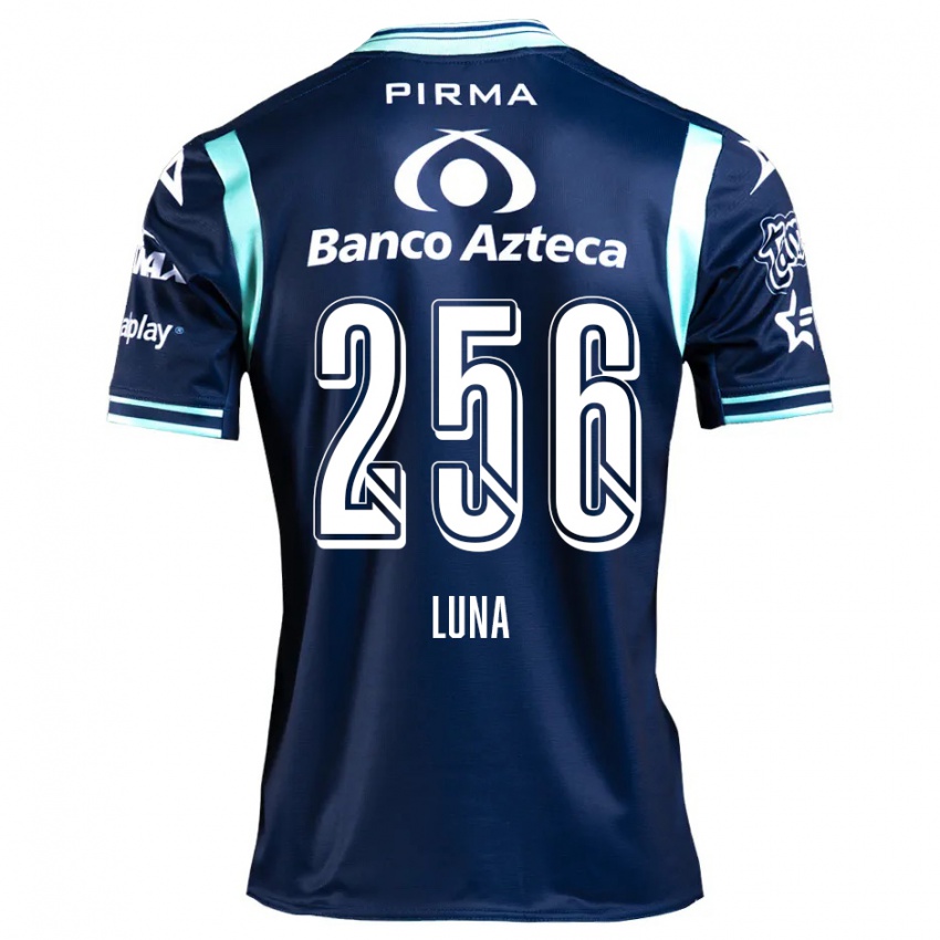 Niño Camiseta Ángel Luna #256 Azul Marino 2ª Equipación 2024/25 La Camisa