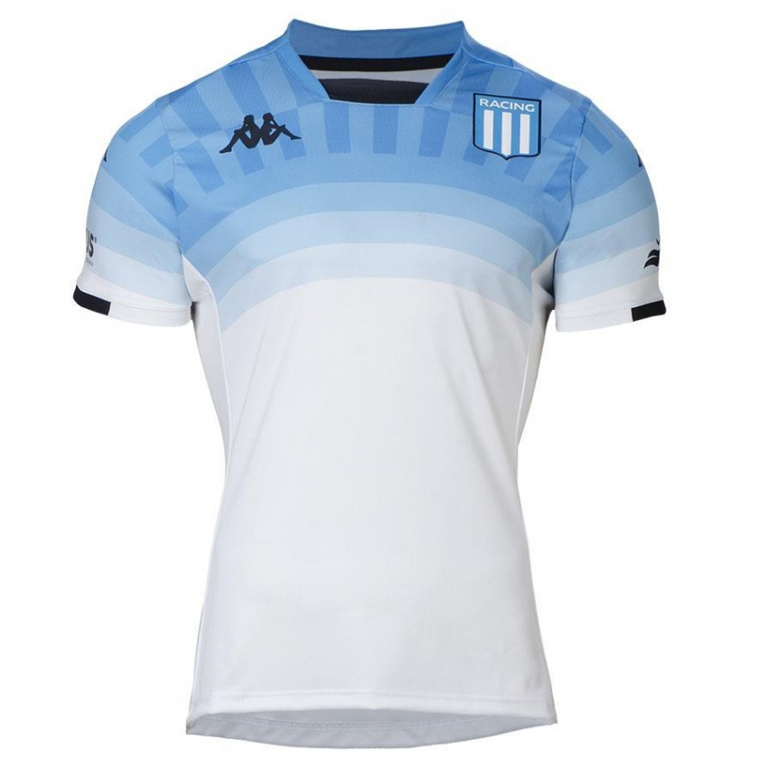 Niño Camiseta Nicolás Reniero #0 Blanco Azul Negro 2ª Equipación 2024/25 La Camisa