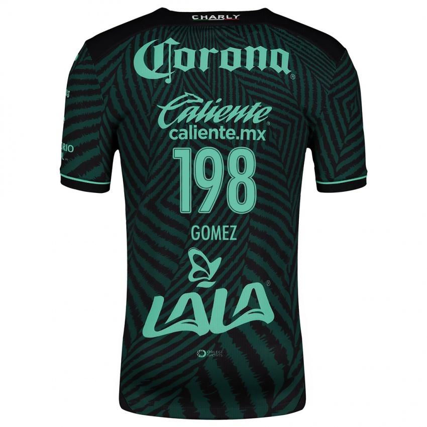 Niño Camiseta Isaác Gómez #198 Verde Negro 2ª Equipación 2024/25 La Camisa