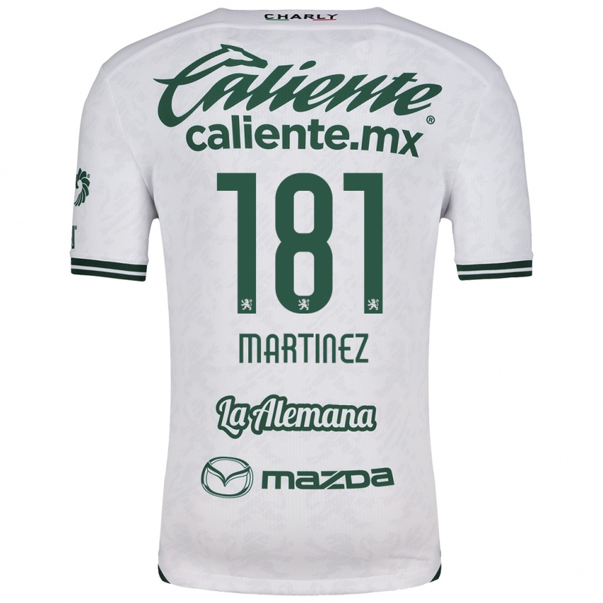 Niño Camiseta Irving Martínez #181 Blanco Verde 2ª Equipación 2024/25 La Camisa