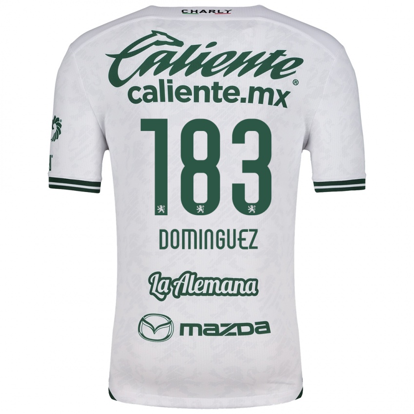 Niño Camiseta Jesús Domínguez #183 Blanco Verde 2ª Equipación 2024/25 La Camisa