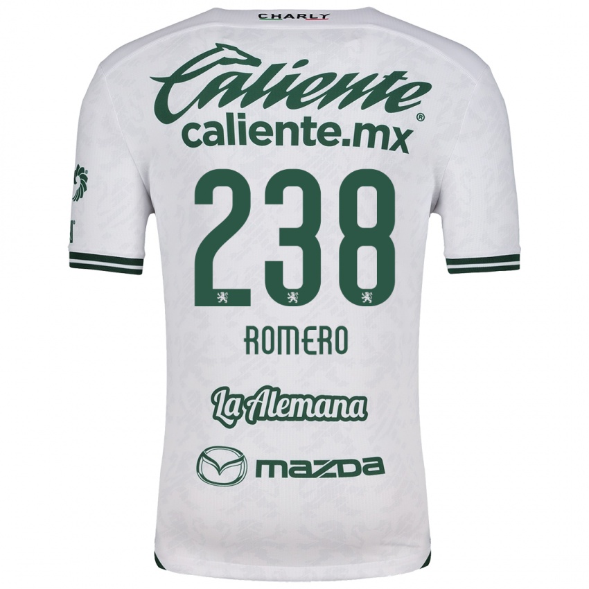 Niño Camiseta Paulo Romero #238 Blanco Verde 2ª Equipación 2024/25 La Camisa