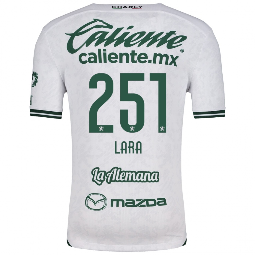 Niño Camiseta Tristán Lara #251 Blanco Verde 2ª Equipación 2024/25 La Camisa