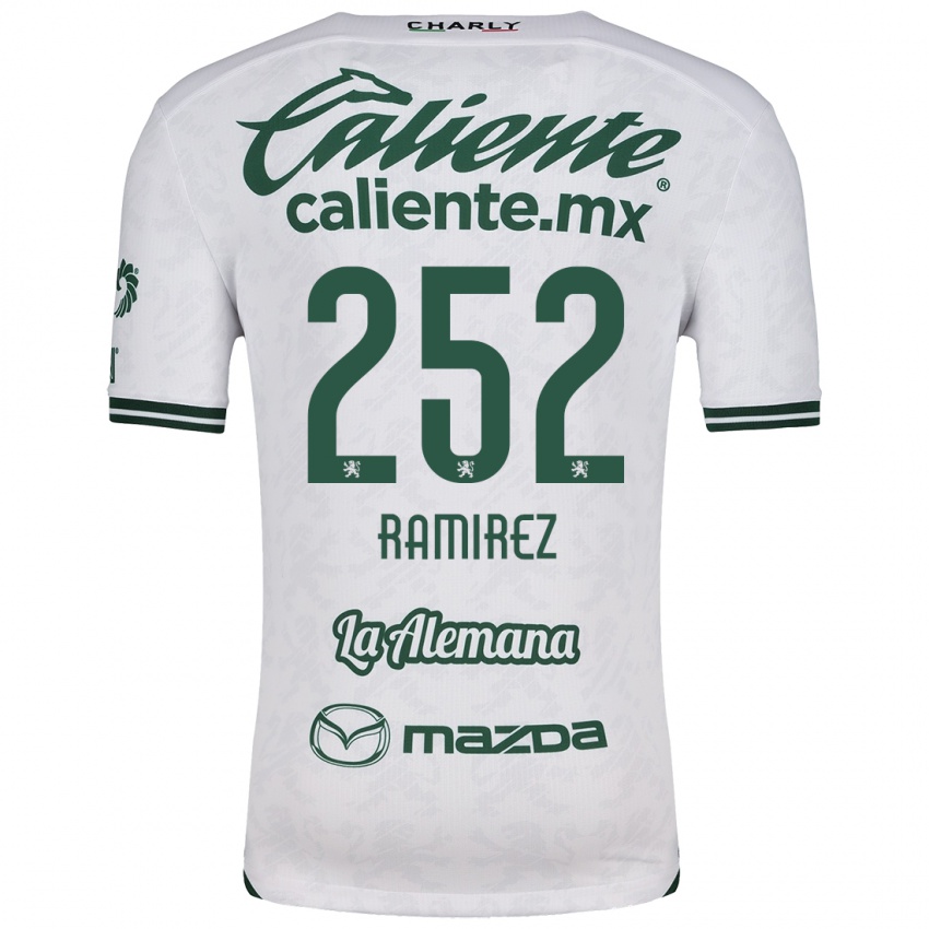 Niño Camiseta Luis Ramírez #252 Blanco Verde 2ª Equipación 2024/25 La Camisa