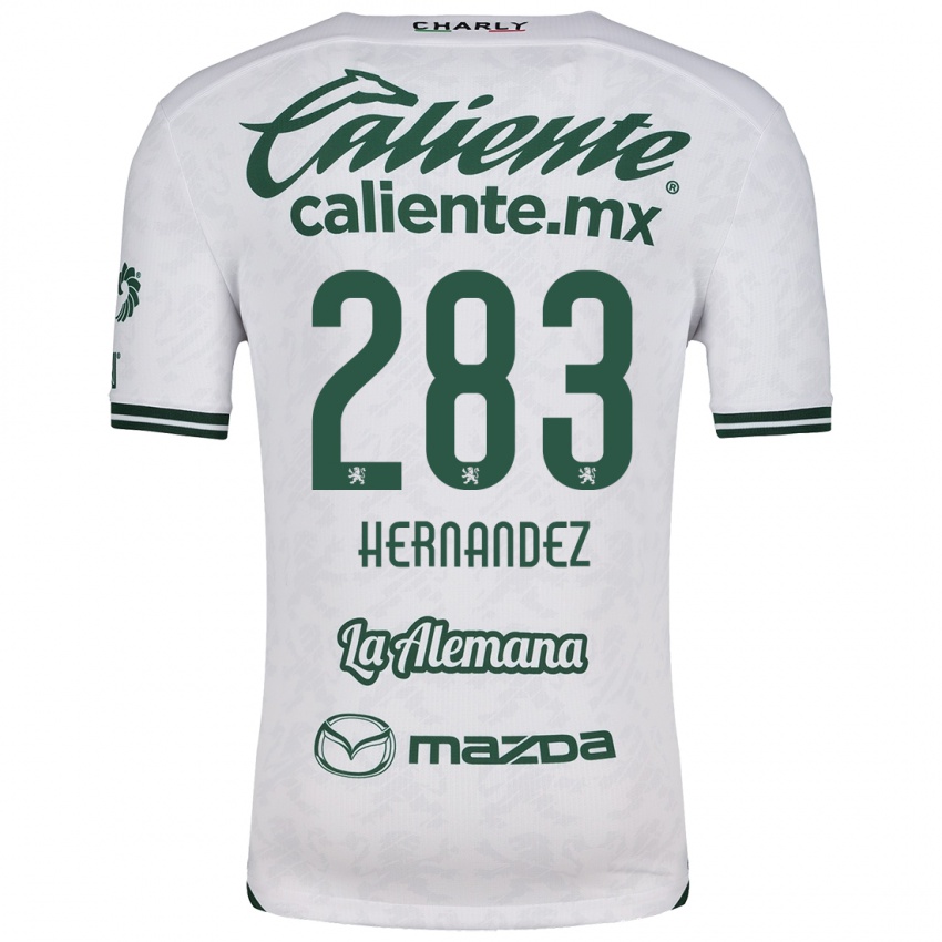 Niño Camiseta Karin Hernández #283 Blanco Verde 2ª Equipación 2024/25 La Camisa