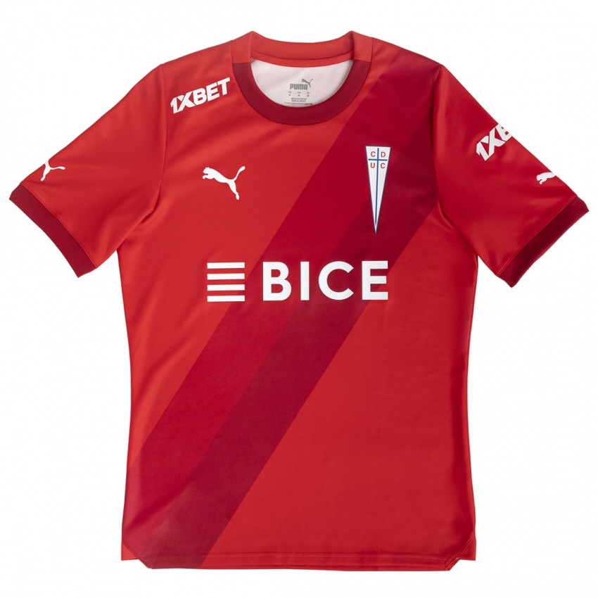 Niño Camiseta Benjamin Santana Ismail #0 Rojo Blanco 2ª Equipación 2024/25 La Camisa