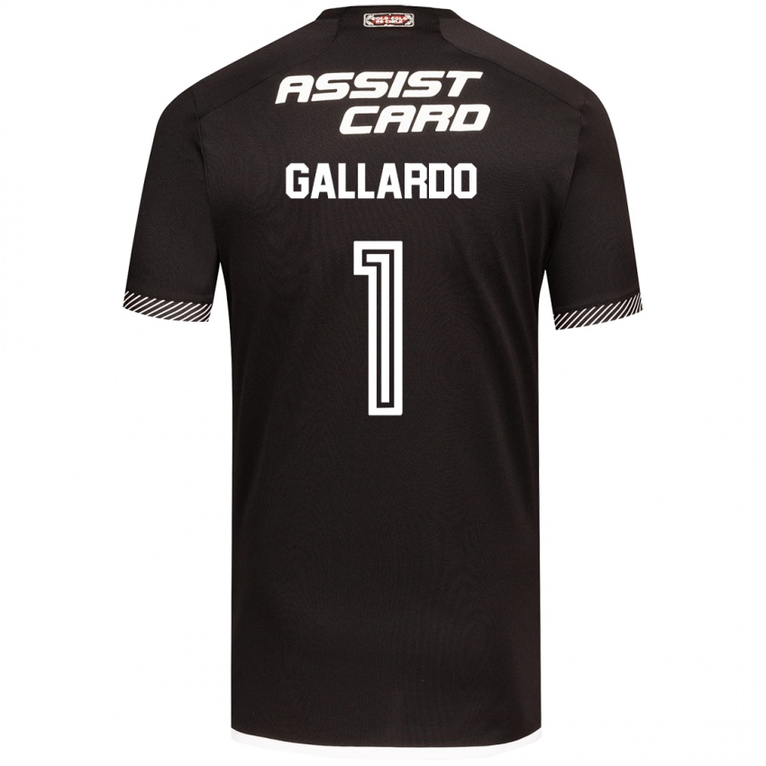 Niño Camiseta Alexia Gallardo #1 Blanco Negro 2ª Equipación 2024/25 La Camisa