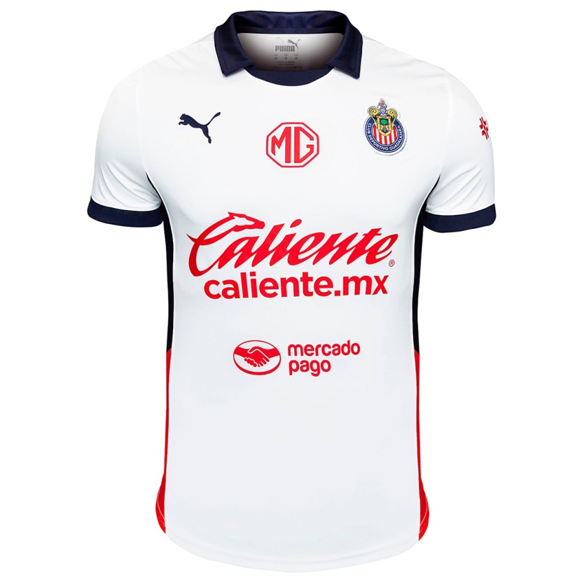 Niño Camiseta Juan Uribe #187 Blanco Rojo Azul 2ª Equipación 2024/25 La Camisa