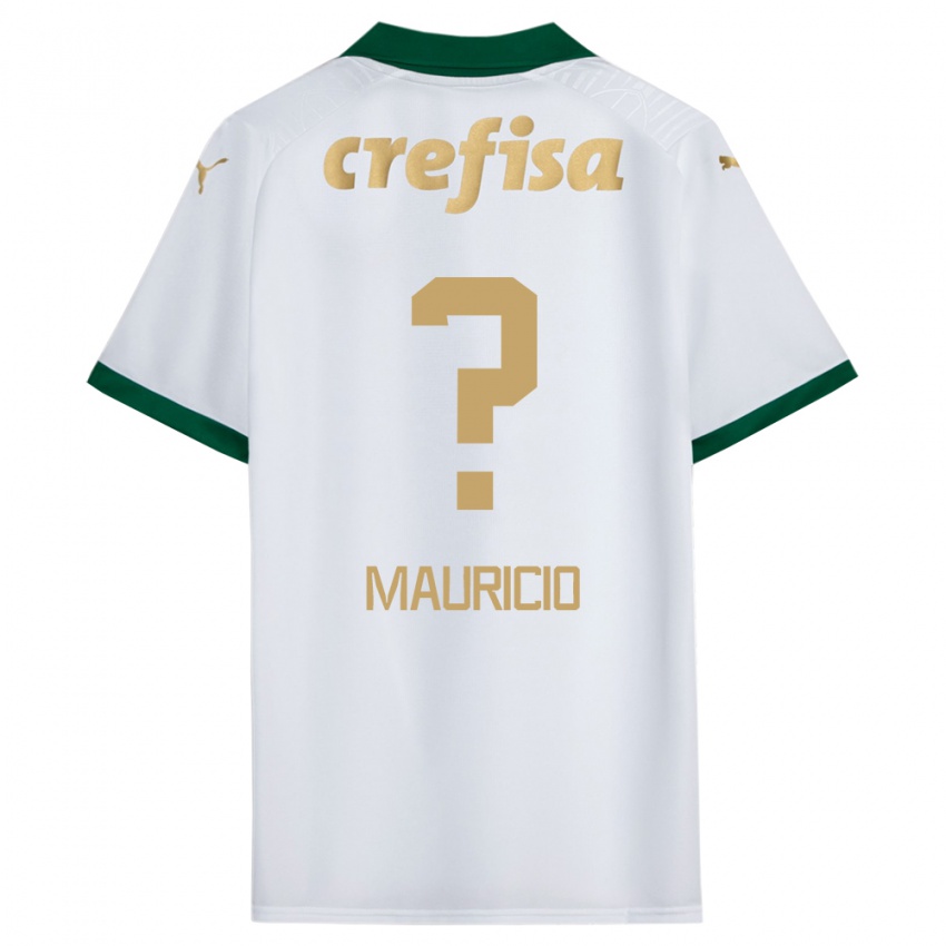 Niño Camiseta Mauricio #0 Blanco Verde 2ª Equipación 2024/25 La Camisa