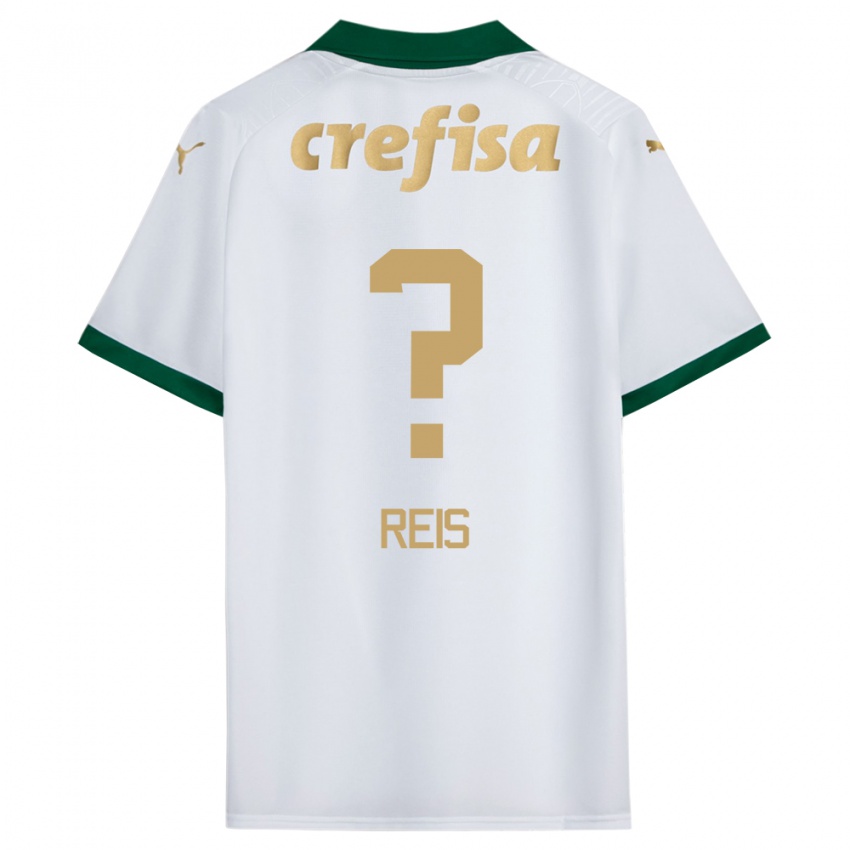 Niño Camiseta Vitor Reis #0 Blanco Verde 2ª Equipación 2024/25 La Camisa