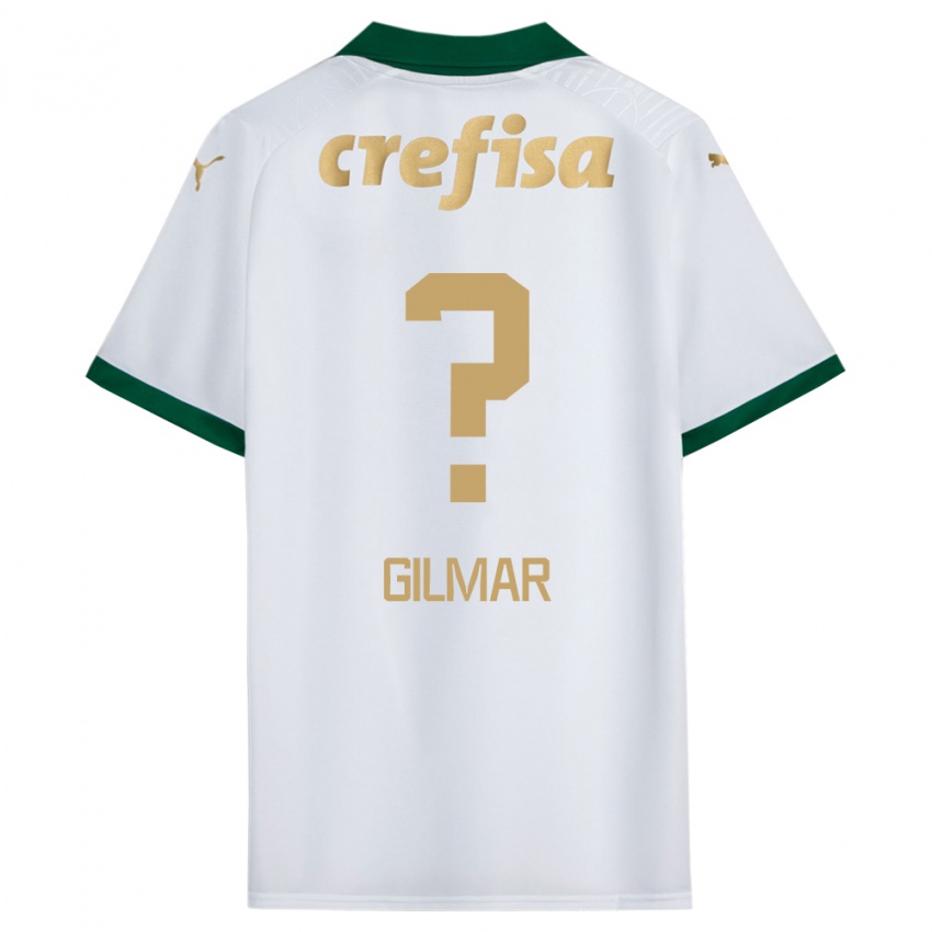 Niño Camiseta Gilmar #0 Blanco Verde 2ª Equipación 2024/25 La Camisa