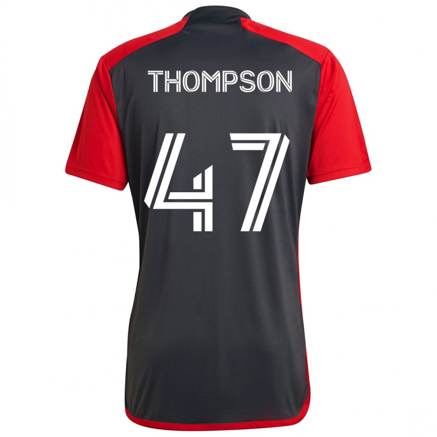 Hombre Camiseta Kosi Thompson #47 Rojo Grayn 1ª Equipación 2024/25 La Camisa