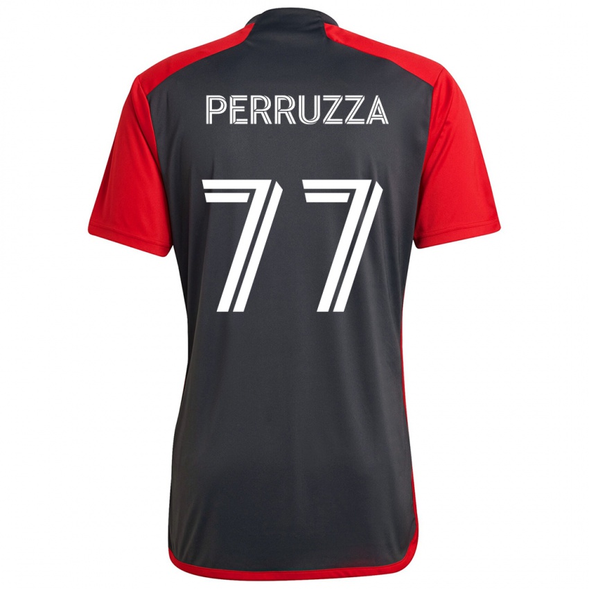 Hombre Camiseta Jordan Perruzza #77 Rojo Grayn 1ª Equipación 2024/25 La Camisa